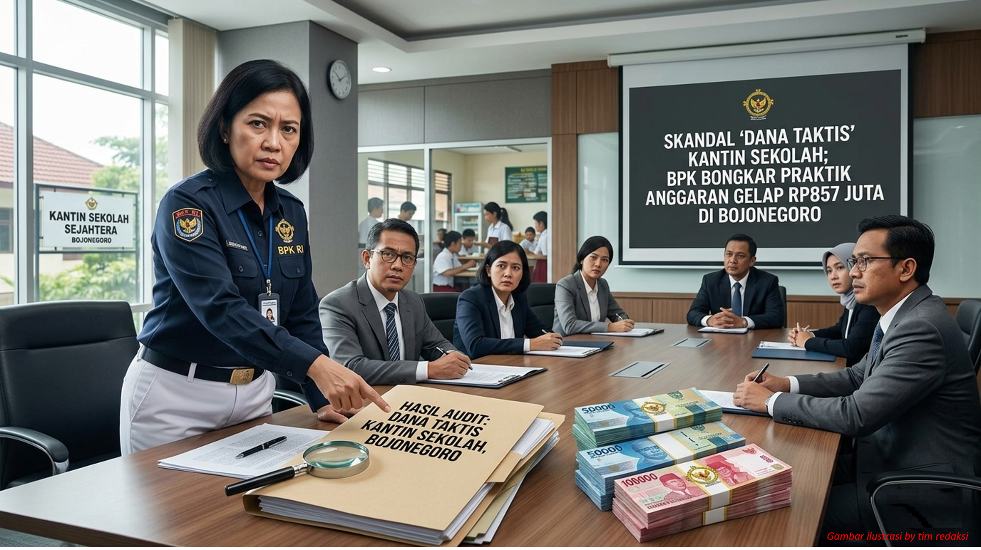 skandal dana taktis kantin sekolah